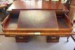 Antique C19th Mahogany Architects Desk