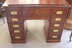 Antique C19th Mahogany Architects Desk