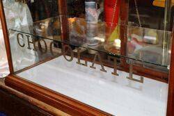 Antique Cadburyand39s Chocolate Shop Counter Display Cabinet 