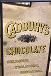 Antique Cadburys Chocolate Advertising Mirror 