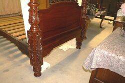 Antique Chanel Island Fourposter Mahogany Bed 