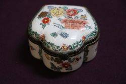 Antique Chantilly Porcelain Box 