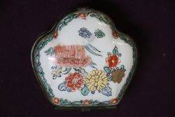 Antique Chantilly Porcelain Box 