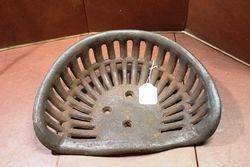 Antique Clean Skin Cast Iron Tractor Seat