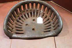 Antique Clean Skin Cast Iron Tractor Seat