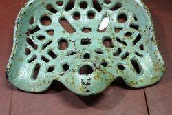 Antique Clean Skin Cast Iron Tractor Seat