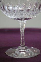 Antique Cut Bowl Drinking Glass