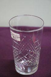 Antique Cut Glass Tumbler 