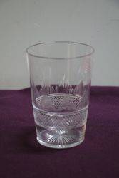 Antique Cut Glass Tumbler  