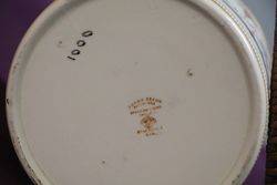 Antique Devon Ware Biscuit Barrel Spring Pattern Fielding C1915 