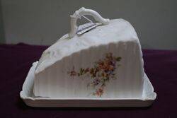 Antique Edwardian China Cheese Dish 