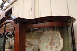 Antique Edwardian Walnut Display Cabinet  
