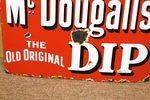 Antique Farming McDougalls Dip Enamel Sign