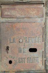 Antique French Letter Box 