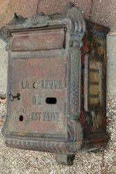 Antique French Letter Box 