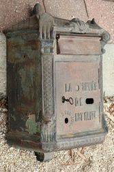 Antique French Letter Box 