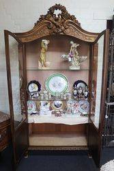 Antique French Louis XVI Style Display Cabinet 