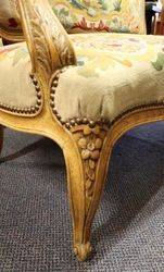 Antique French Oak Fauteuil SETTEE ONLY  C1885 