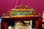 Antique Front Loading Perfumery Display Cabinet