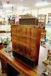 Antique Front Loading Perfumery Display Cabinet