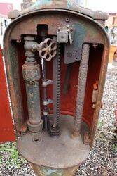 Antique GandB T8 Manual Petrol Pump  