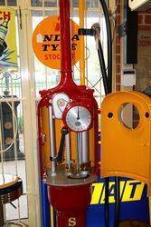 Antique Gilbert + Barker T8 Petrol Pump