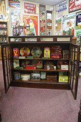 Antique Glass top Display Cabinet 