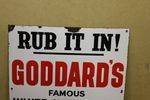 Antique Goddards Farming Advertising Enamel Sign