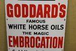 Antique Goddards Farming Advertising Enamel Sign