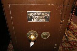 Antique Heavy Iron Safe Hobbs + Co Cheapside London