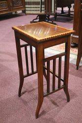 Antique Inlaid Mahogany Nest of 4 Tables  