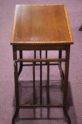 Antique Inlaid Mahogany Nest of 4 Tables  