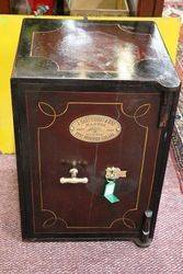 Antique J Cartwright Metal Safe 