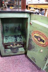 Antique J Cartwright Metal Safe 