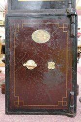 Antique J Cartwright Metal Safe 