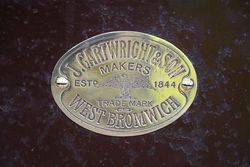 Antique J Cartwright Metal Safe 