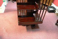 Antique Large Mahogany Revolving Bookcase 