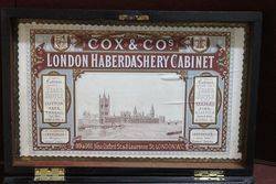 Antique London Haberdashery Cabinet