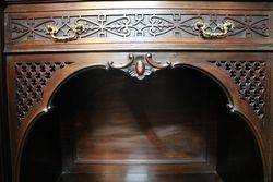 Antique Mahogany 4 Door Mahogany Mirror Back Sideboard 