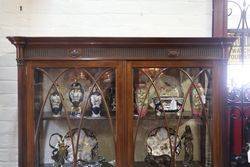 Antique Mahogany Display Cabinet 