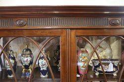 Antique Mahogany Display Cabinet 