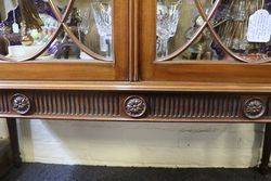 Antique Mahogany Display Cabinet 