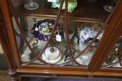 Antique Mahogany Display Cabinet 