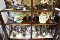 Antique Mahogany Display Cabinet 