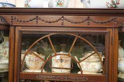 Antique Mahogany Display Cabinet   