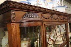 Antique Mahogany Display Cabinet   