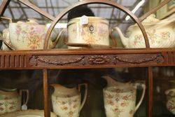 Antique Mahogany Display Cabinet   