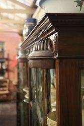 Antique Mahogany Display Cabinet   