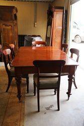 Antique Mahogany Set of 6 Spade Back Chairs 