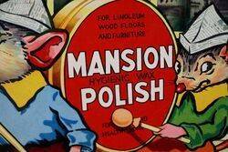 Antique Mansion Polish Pictorial Showcard 